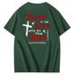 Trust In The  Lord Pattern Print Crew Neck T-Shirt