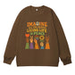 Living Life In Peace Retro Peace & Love Sweatshirt