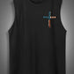 Stand For The Flag Kneel For The Cross 4th Of July Print Cotton Sleeveless Tank Tops