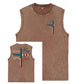 Stand For The Flag Kneel For The Cross Ærmeløse Tanktops med 4. juli-print og vasket bomuld