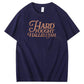 Hard Fought Hallelujah Print Crew Neck T-Shirt