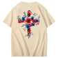 Independence Day America Needs Jesus  Pattern Print T-Shirt