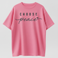 CHOOSE PEACE Simple Handwritten  Peace Declaration T-Shirt