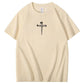 There Is Power In The Name Of Jesus Pattern Print T-Shirt