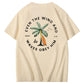 Be Still  Pattern Print 100%Cotton T-Shirt
