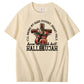 Been Through Hell HALLELUJAH Pattern Print Crew Neck T-Shirt