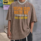 When God Made Me He Grinned And Said This'll Be Fun Pattern Crew Neck T-Shirt