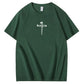 There Is Power In The Name Of Jesus Pattern Print T-Shirt