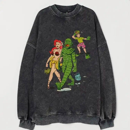 SPOOKY HALLOWEEN CASUAL SWEATSHIRT
