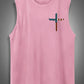 Stand For The Flag Kneel For The Cross 4th Of July Print Cotton Sleeveless Tank Tops
