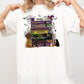 90s Halloween VHS Tape Stack Crop Top