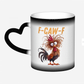 Heat-Sensitive Color-Changing! F-Caw-F Chicken Funny Mug