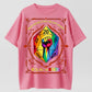 D&D Inspired Rainbow D20 T-Shirt – Unite & Roll for Initiative in Style