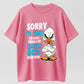 Urbntees Sorry I'm Cranky Terrible 60s Duck Funny Organic Cotton Unisex T-Shirt