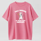 100% Cotton "Tall Enough To Break Your Kneecaps" Funny Bunny Graphic T-Shirt
