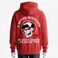 Edgy Skull Graphic Hoodie – 'I Never Question' Bold Design for Unique Street Style