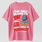 100% Cotton Funny Hippo Personality Graphic T-Shirt Plus Size