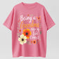 Urbntees Being a Grandma Makes My Life Complete Floral Grandma Pure Cotton T-Shirt