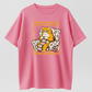 Funny Cat Graphic T-Shirt - Casual Short Sleeve Round Neck Casual Wear Top with Sarcastic Introvert Funny Quote
