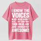 I Know The Voices In My Head Aren't Real, But Sometimes Their Ideas Are Awesome!' Graphic Tee