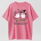 Halloween T-shirts, Christmasin October We Wear Pink Ghost Witch Breast Cancer Awareness
