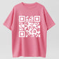 QR Code Scan Me Funny Mystery Organic Cotton Unisex T-Shirt