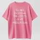 Funny Milk Silk Tee with 'You Exceed My Medication Limits' Slogan – Slightly Stretchy, Unisex Casual Shirt