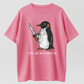 Flight Was Never An Option Shirt, Funny Penguin Knife Tee, Sarcastic Dark Humor Gift