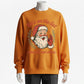 100% Cotton 'He's on the List (Not Mine)' Christmas Santa Graphic Sweatshirt