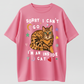 "Sorry, I Can'T Go, I'M a Home Cat, " All-Season Wear, Street Style And Versatile Casual Basic Tees
