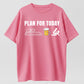 Plan For Today Boat Beer Sex Funny Graphic Pure Cotton T-Shirt