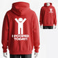 Premium Custom 'I Pooped Today! Hilarious Graphic Hoodie - 100% Cotton