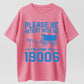 100% Cotton "Please Be Patient With Me, I'm From the 1900s" Vintage Wagon Graphic T-Shirt
