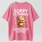 Urbntees Sorry I'm Cranky Terrible 60s Right Now Angry Duck Funny Organic Cotton Unisex T-Shirt