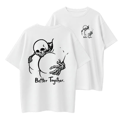 Unisex Summer outfits men streetwear 80s 90s graphic tees cotton funny tshirt men gifts