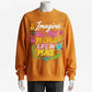 Inspirational Peace Hoodie – 'Imagine' Slogan with Colorful Art for Peace Enthusiasts