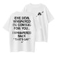 100% Cotto The Devil Whispered I'm Coming For You Men's T-Shirt, Training Tee Funny tee