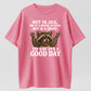 Not In Jail Not In Mental Hospital Not In Grave It's A Good Day Funny Raccoon T-Shirt