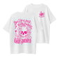 Urbntees Don't Be Part of the Problem Be the Whole Problem Skull Neon Organic Cotton Unisex T-Shirt