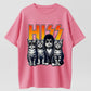 100% Cotton "HISS" Rock Cat Band T-Shirt