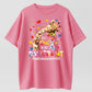 Urbntees It's OK to Be Different Giraffe Autism Awareness Puzzle Graphic Pure Cotton T-Shirt
