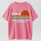 Gen X Raised On Hose Water And Neglect Vintage T-Shirt - 100% Cotton Heavyweight