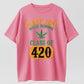 100% Cotton "Mary Jane High School – Class of 420" T-Shirt – Vintage-Style Graphic Tee, Soft & Playful