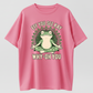 Funny EFF YOU SEE KAY Frog Meditation Graphic T-Shirt