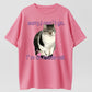 100% Cotton "Sorry I Can't Go, I'm An Inside Cat" Funny Introvert Cat T-Shirt