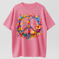 Bohemian Wreath Love & Peace Spirit T-Shirt