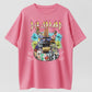 Def Leppard Guitar Collage Rock Band Tribute Organic Cotton Unisex T-Shirt