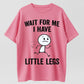 Wait For Me I Have Little Legs Funny Short People Running Graphic T-Shirt
