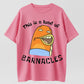 This Is a Load of Barnacles Funny SpongeBob Style Organic Cotton Unisex T-Shirt