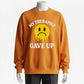 Humorous Therapy Meme Hoodie – 'My Therapist Gave Up' Melting Smileys Design for Sarcastic Personalities